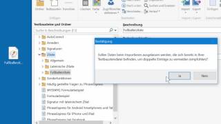 Textbausteine importieren [upl. by Ramyar37]