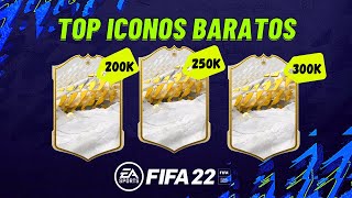 LOS MEJORES ICONOS BARATOS DE FIFA 22  DELANTEROS [upl. by Auston]