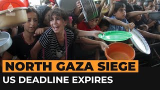 What has happened in north Gaza siege since US 30day warning  Al Jazeera Newsfeed [upl. by Pavier]