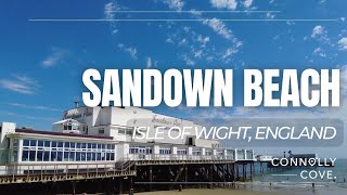 Sandown Beach  Isle of Wight  England  Things To Do In Isle of Wight  Isle of Wight Travel Guide [upl. by Sparke976]