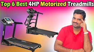 ✅ Top 6 Best 4HP Treadmills In India 2024 With Price Motorized Treadmills Review amp Comparison [upl. by Stanleigh]