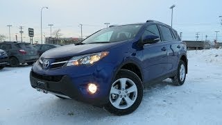 2014 Toyota Rav4 XLE AWD in Blue Crush Metallic Walkaround Video [upl. by Yajeet635]