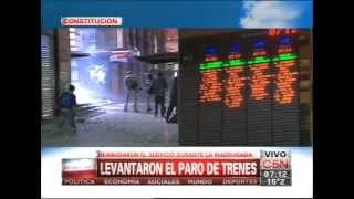 C5N  TRANSPORTE SE LEVANTO EL PARO DE TRENES PARTE 1 [upl. by Pulsifer]