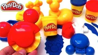 Play Doh Mickey Mouse Clubhouse Mouskatools PlayDoh Disney [upl. by Nomolos]