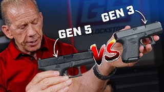 The Difference Between Gen 3 amp Gen 5 Glocks [upl. by Harriott]