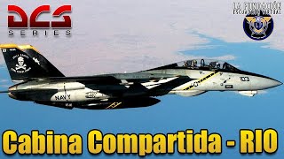 DCS F14  RIO Cabina Compartida  La Fundacion  Cooperativa 24  Gameplay Español [upl. by Perrins487]