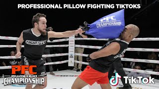 15 Wildest Professional Pillow Fighting TikToks [upl. by Jerman]