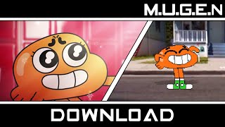 MUGEN CHAR  The Amazing World of Gumball  Darwin Watterson by Evilasio Da Paz [upl. by Atined]