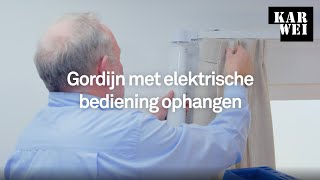 KARWEI  Gordijn met elektrische bediening ophangen [upl. by Leach]