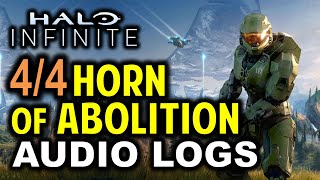 Horn of Abolition All Audio Logs Location  Halo Infinite Collectibles Guide [upl. by Asaert814]