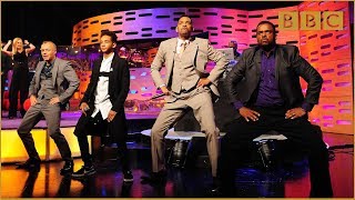 Will amp Jaden Smith DJ Jazzy Jeff and Alfonso Ribeiro Rap  The Graham Norton Show  BBC One [upl. by Yeleen]