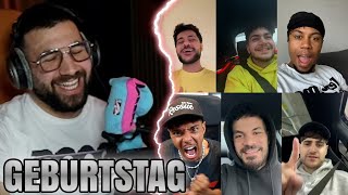 MERT ABI REAGIERT AUF SEIN GEBURTSTAGSVIDEO 🥳🫶 von Eli Ediz Willy Sidney Rohat amp co 👀 [upl. by Nadia]