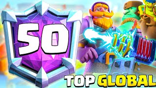 TOP 50 IN THE WORLD WITH 1 BEST SPARKY DECK  Clash Royale [upl. by Shepherd889]