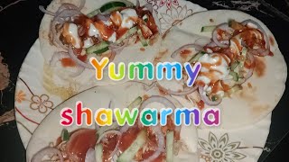 aj Ghar me banaye asan tarike se Shawarma aur fata fat [upl. by Casanova]