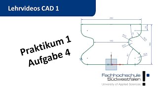 CAD 1  Praktikum 1  Aufgabe 4  Skizzenerstellung in NX [upl. by Donadee]