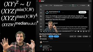 3 New Random Variable Identities a la 3Blue1Browns Probability Challenge [upl. by Yroffej]