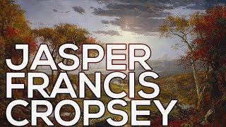 Jasper Francis Cropsey A collection of 256 paintings HD [upl. by Yatnoed]