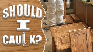 Should You Caulk Cabinets Before Painting When to Caulk and When Not to [upl. by Muhcon]