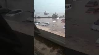 Grenada flooding civilians traped in vehicle [upl. by Rothwell112]