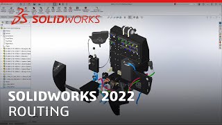 SOLIDWORKS 2022  Routing [upl. by Sianna]