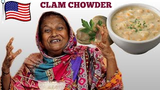 Tribal People Try Clam Chowder [upl. by Aliahs720]