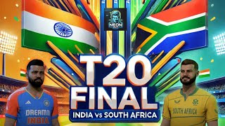 FINAL  India Vs South Africa T20 Match LIVE  Cricket 24  NEON RV 7 [upl. by Reham742]