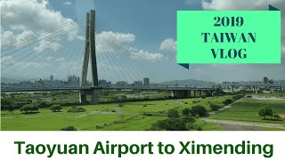 Taiwan Vlog Taoyuan Airport to Taipei Main Station to Ximending [upl. by Radley94]