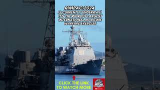 RIMPAC 2024 is currently underway navy naval ocean pacific pearlharbor aircraftcarrier short [upl. by Ahsian]