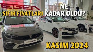 Sıfır Km Fiat Fiyat Listesi  Kasım 2024  Egea Cross Egea Sedan ve 600 Fiyatları [upl. by Bellaude]