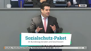 SozialschutzPaket im Bundestag [upl. by Ramos452]