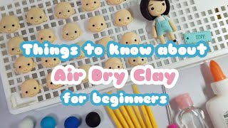 Beginners Guide to Air Dry Clay  Air Dry Clay Tutorial [upl. by Oina401]