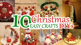 10 Easy Diy Christmas Decoration Ideas At Home 2024  Christmas Crafts [upl. by Pete362]