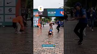 Perú gana maratón de Medellín 2024 medellin walternina peru running marathon maraton [upl. by Oicatsana99]