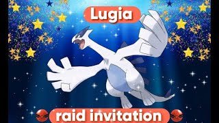 🔴Lugia raid invitation 🎯 by rrslive in pokemon go [upl. by Wolbrom]