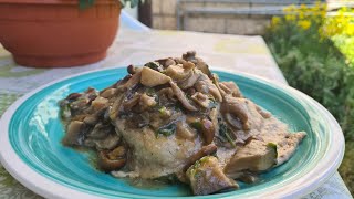 Scaloppine ai funghi 🍄 [upl. by Anerahs]