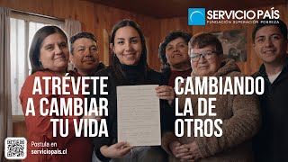 Atrévete a cambiar tu vida cambiando la de otros 👉 POSTULA a SERVICIO PAÍS [upl. by Otrebron270]