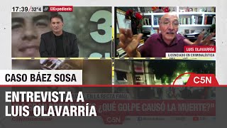 ENTREVISTA a LUIS OLAVARRÍA licenciado en criminalística [upl. by Llewkcor854]