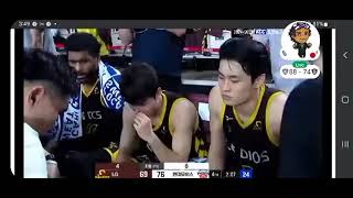 Jegs is monitoring KBL live 4q scores Mobis Miguel Oczon v Changwon lg sakers carl tamayo  kogas [upl. by Ateuqal]