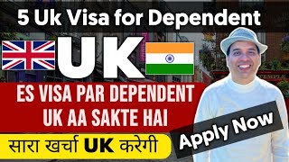 5 UK VISA FOR Dependent  UK Dependent Visa  UK Visa [upl. by Orsay]