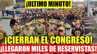 ÚLTIMO MINUTO MARCHA DE LIMA DE 1 MILLON DE RESERVISTAS CONTRA GOBIERNO DE DINA BOLUARTE y CONGRESO [upl. by Boigie]