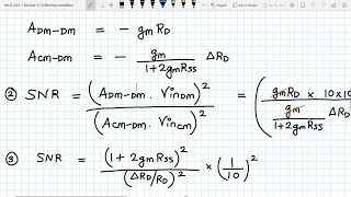 Analog VLSI Design Lecture 323 Numerical on Asymmetric Differential amplifier [upl. by Fellows]