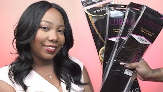 Next Best Thing to VIRGIN HAIR  Zury Lurex 100 Remy Human Hair and Hollywood Silktop Closure [upl. by Benildis283]