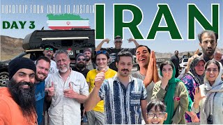 IRAN 🇮🇷 DAY 3  ROADTRIP FROM INDIA 🇮🇳 TO AUSTRIA 🇦🇹 india pakistan iran bangladesh afghanistan [upl. by Ilrebma]