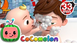 Bath Song  More Nursery Rhymes amp Kids Songs  CoComelon [upl. by Aver550]