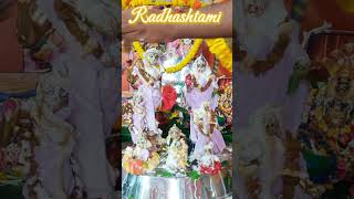 Radhashtami Celebration 🎉 with Asansol Devotees reels festival krishna shorts viralvideo love [upl. by Snowman]