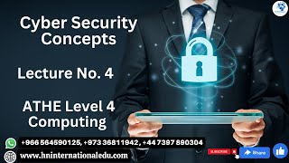 Cyber Security Concepts Lecture No 04 ATHE Level 4 Computing [upl. by Nawor148]