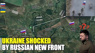 Russian troops began to break into the villages of Chernigov and planting flags [upl. by Araiet]