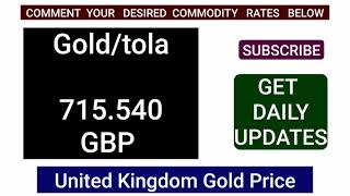 BEST GOLD PRICE IN UK TODAY 03 AUGUST 2024 [upl. by Efal]