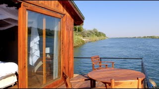 Hakusembe River Lodge Namibia  the perfect Honeymoon Spot with BeachFeeling [upl. by Yawnoc]