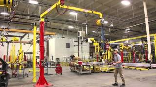 Articulating Jib Crane Performance  Givens Engineering [upl. by Backer]